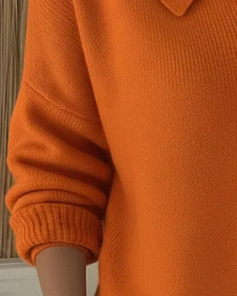 Vega | Suéter de Punto con Cuello Camisero