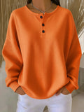Milagros | Suéter Henley Gofrado